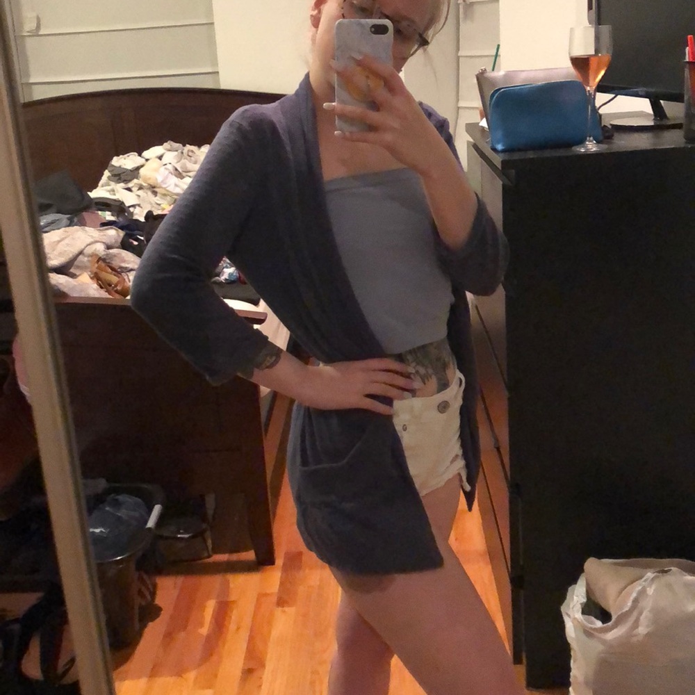 Blue knit Levi’s cardigan super rare
